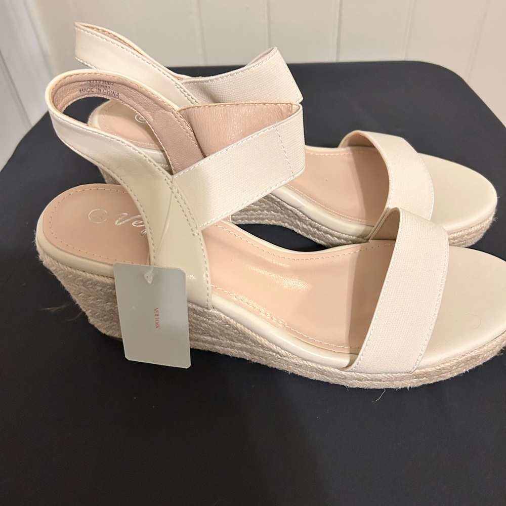 NWT Vepose Wedge Platform Espadrilles/Size 10